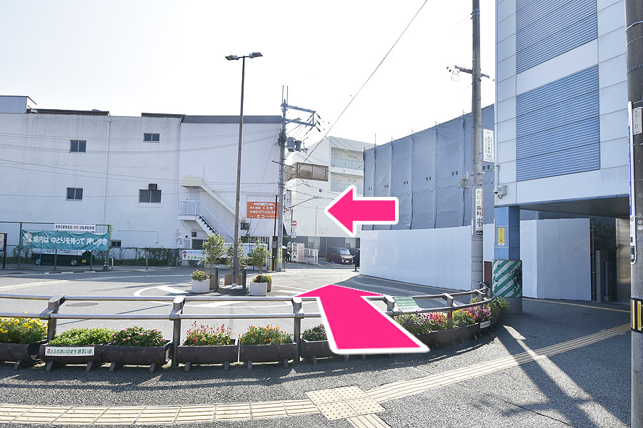 画像：西明石駅からの道順3