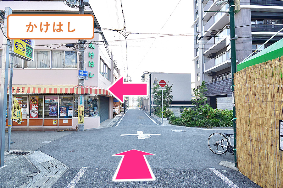 画像：西明石駅からの道順6